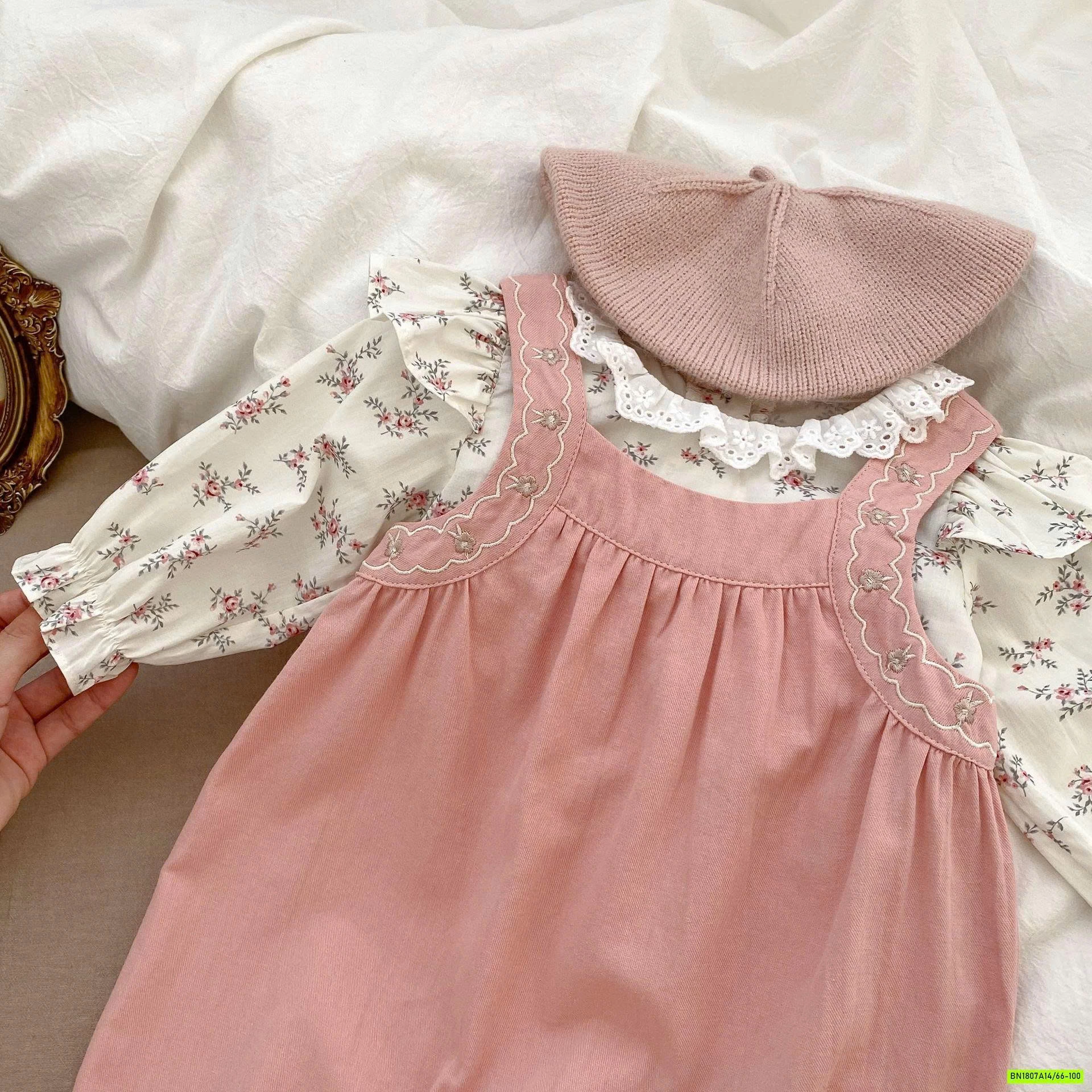 SÉT YẾM HỒNG MIX SƠ MI HOA