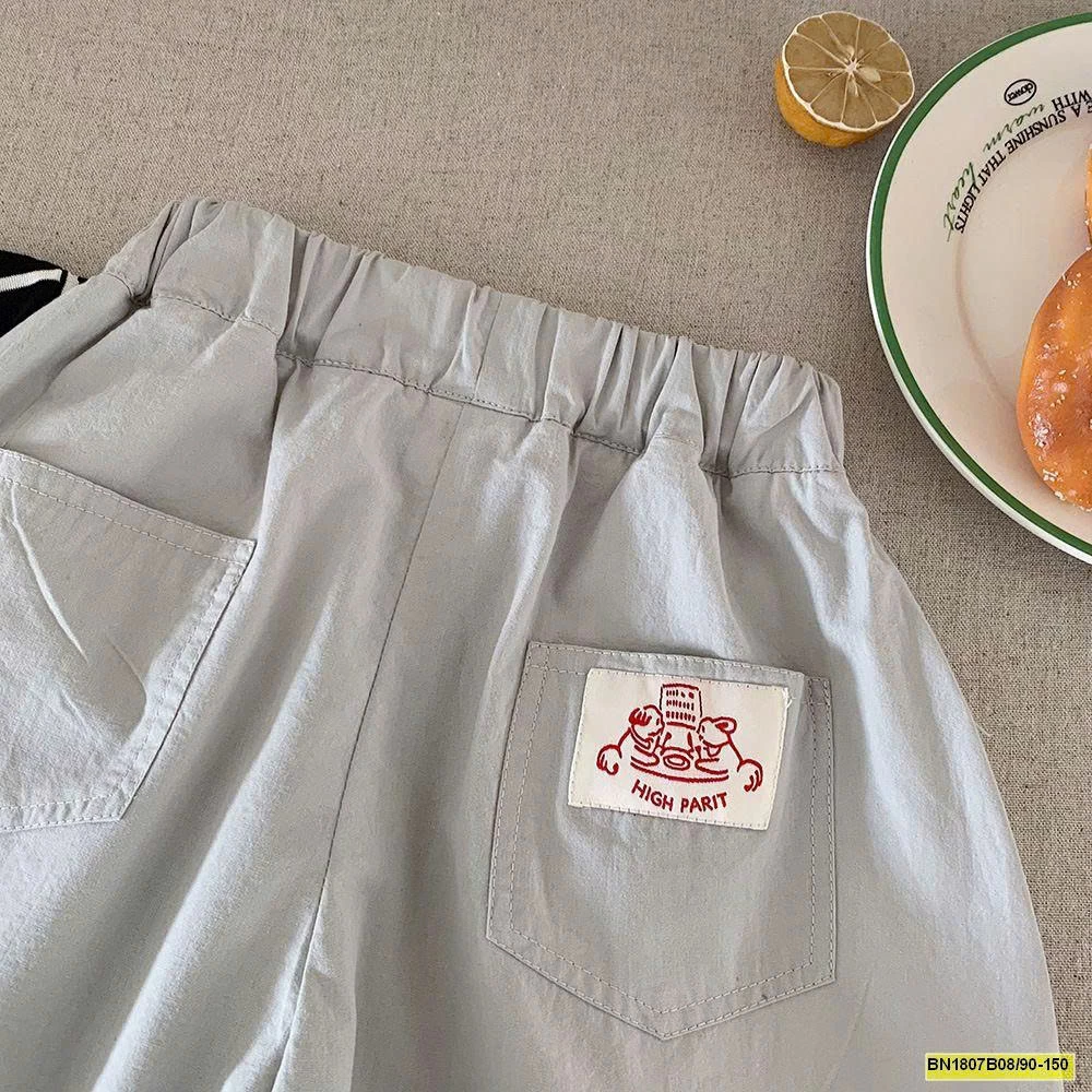 QUẦN VẢI DÁNG BAGGY HÃNG MUYEKIDS