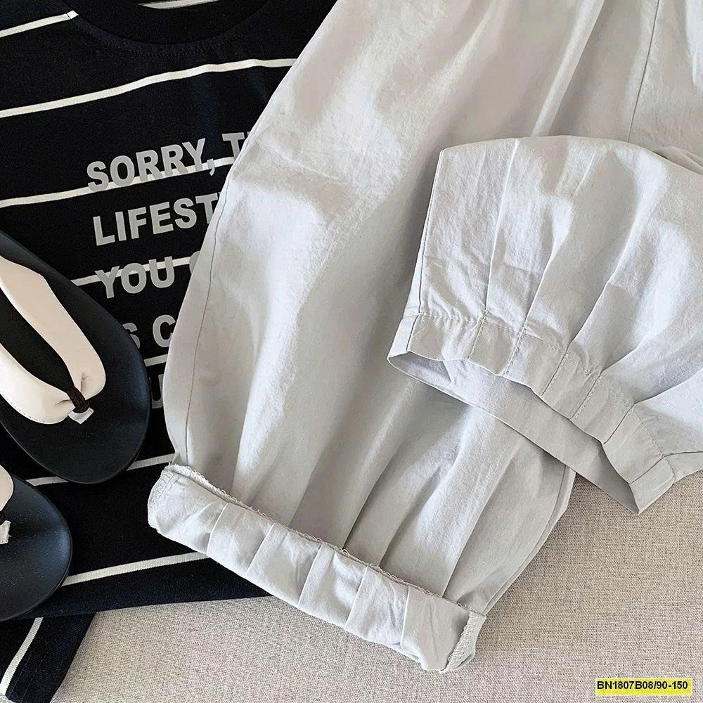 QUẦN VẢI DÁNG BAGGY HÃNG MUYEKIDS