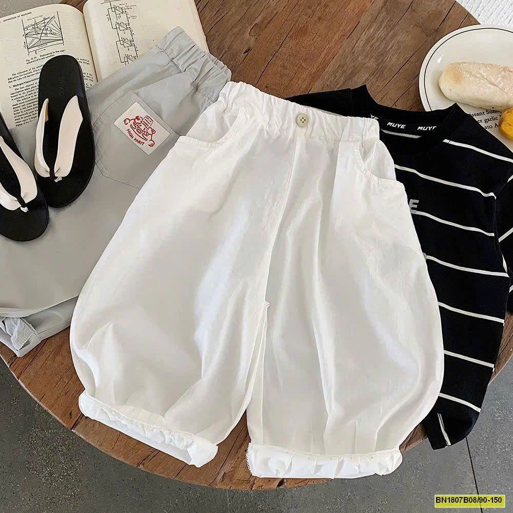 QUẦN VẢI DÁNG BAGGY HÃNG MUYEKIDS