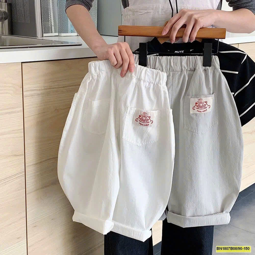 QUẦN VẢI DÁNG BAGGY HÃNG MUYEKIDS