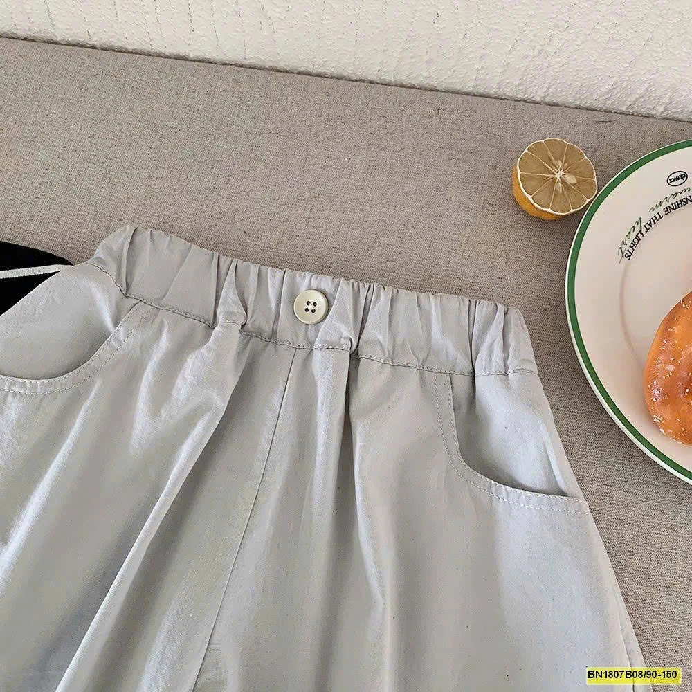 QUẦN VẢI DÁNG BAGGY HÃNG MUYEKIDS