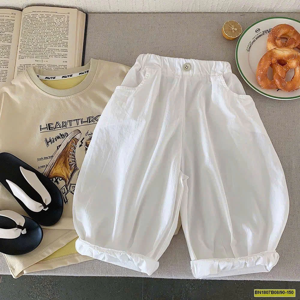 QUẦN VẢI DÁNG BAGGY HÃNG MUYEKIDS