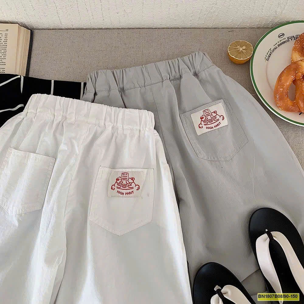 QUẦN VẢI DÁNG BAGGY HÃNG MUYEKIDS