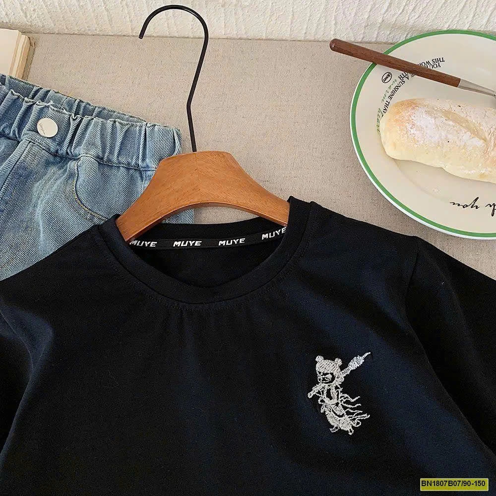 ÁO PHÔNG HỌA TIẾT ĐỔI MÀU HÃNG MUYEKIDS