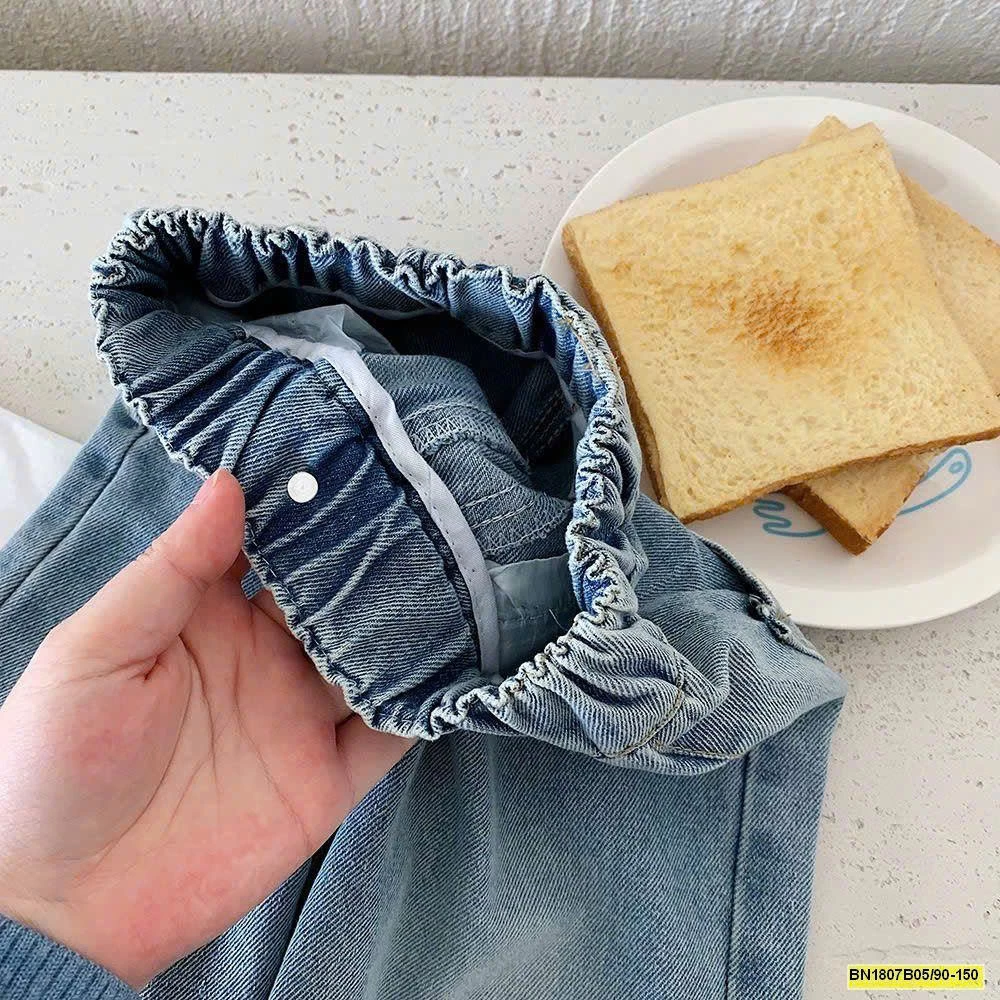 QUẦN JEAN TÚI HOẠT HÌNH HÃNG MUYEKIDS