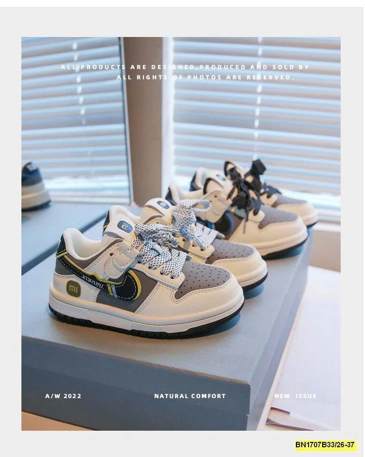 GIÀY THỂ THAO CHỮ MI CHO BÉ