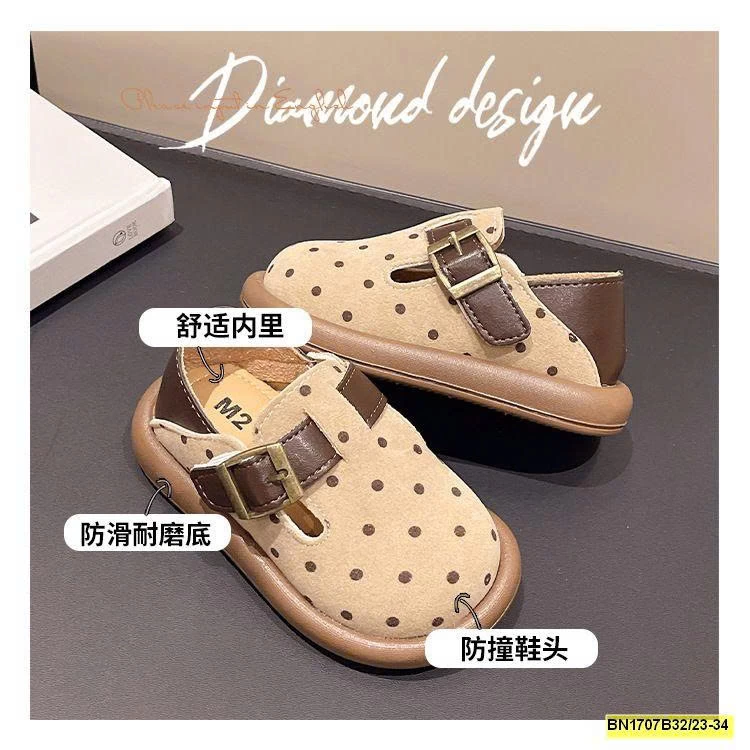 GIÀY DA LỘN CHẤM BI