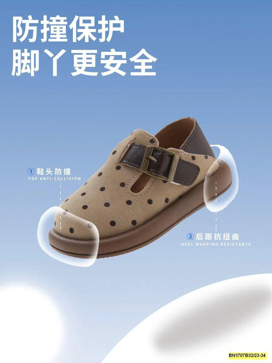 GIÀY DA LỘN CHẤM BI