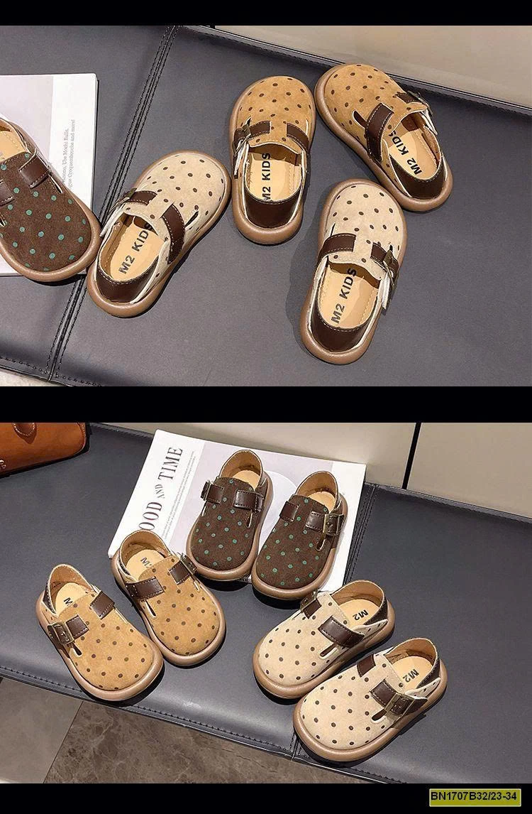 GIÀY DA LỘN CHẤM BI