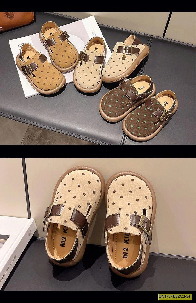 GIÀY DA LỘN CHẤM BI