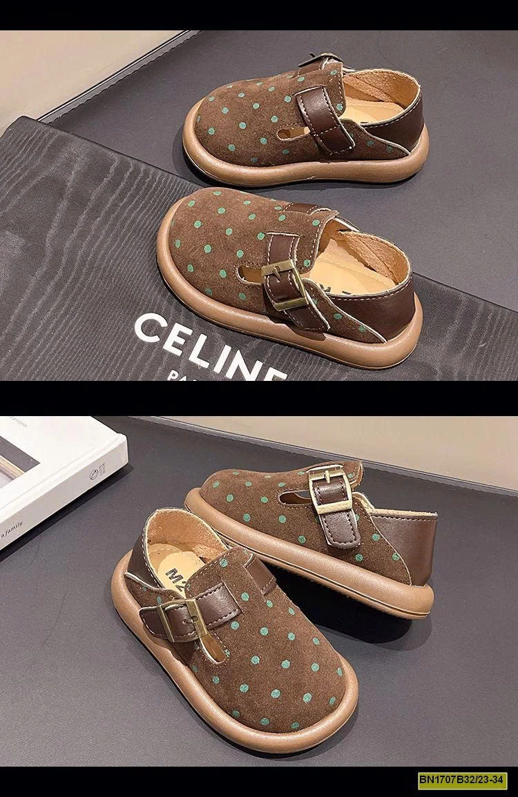 GIÀY DA LỘN CHẤM BI