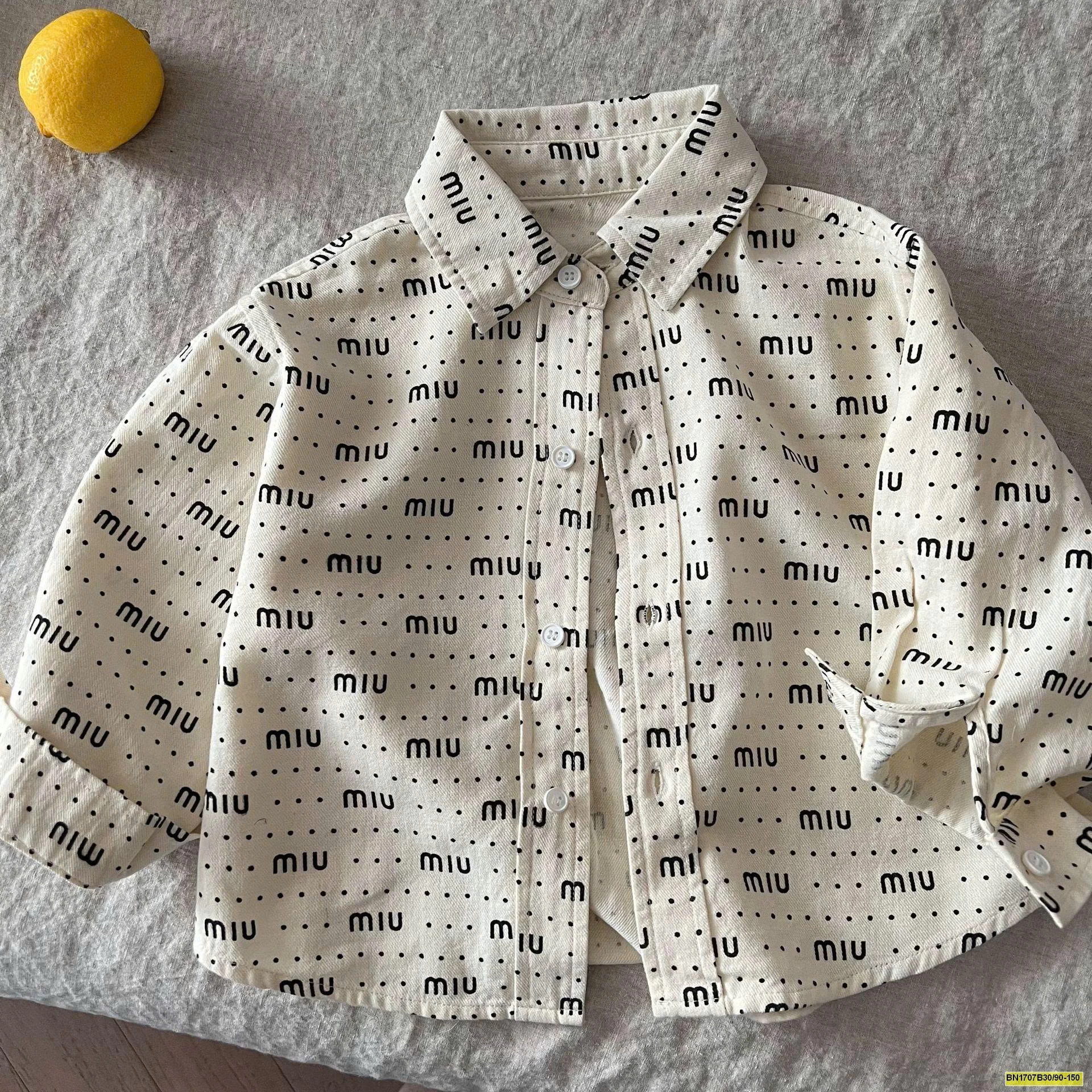 SƠ MI IN CHỮ MIUMIU