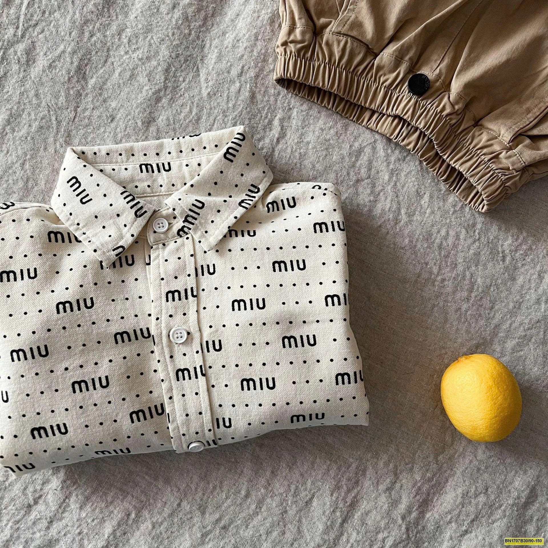 SƠ MI IN CHỮ MIUMIU