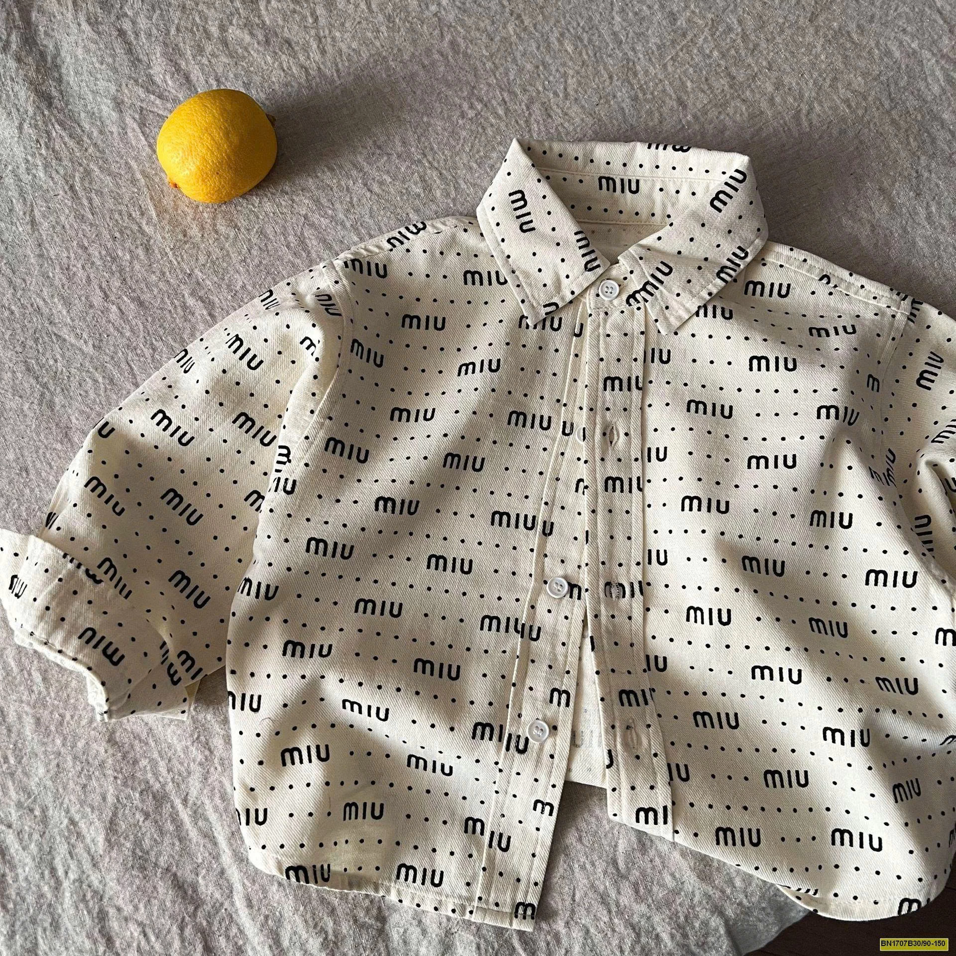 SƠ MI IN CHỮ MIUMIU