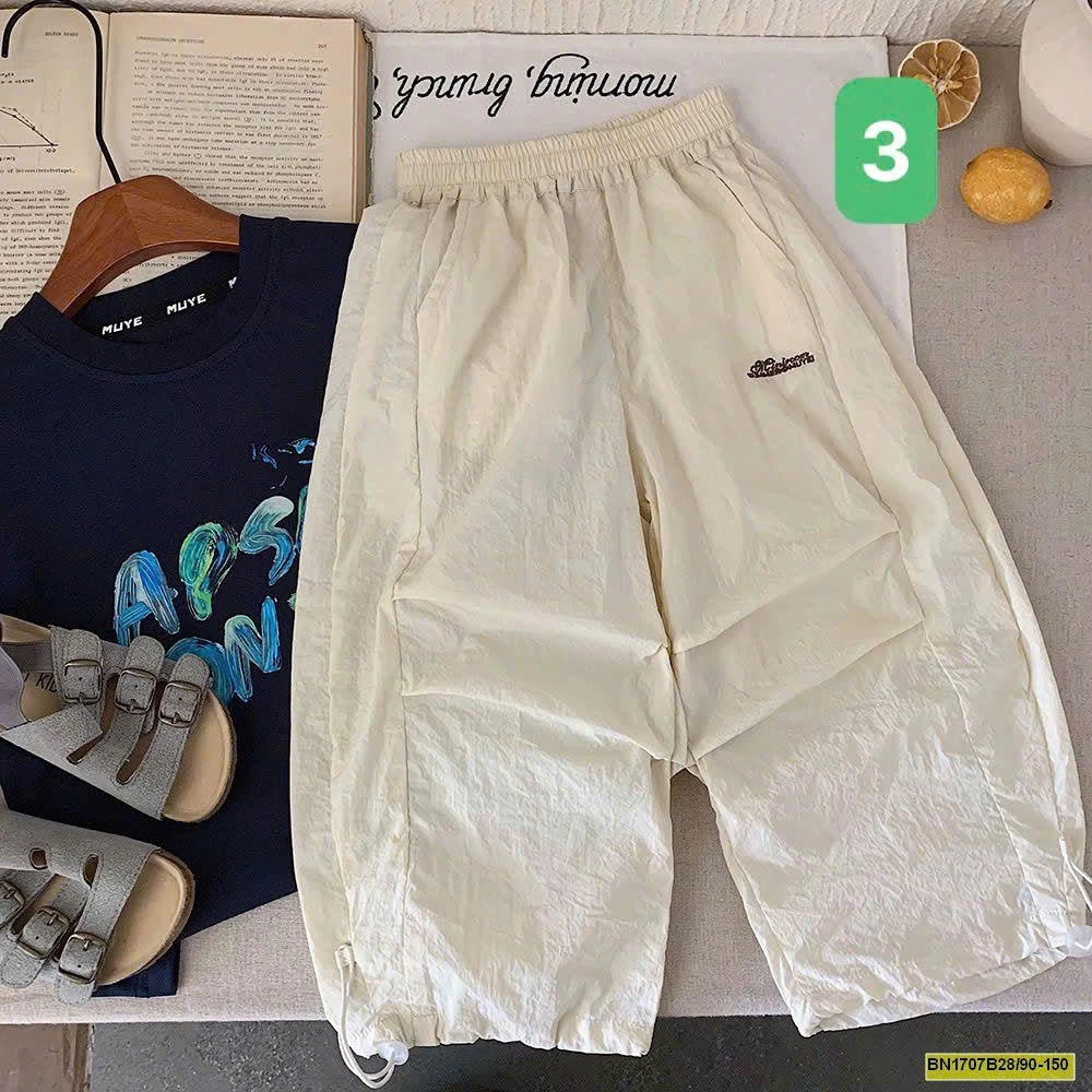 QUẦN VẢI GIÓ JOGGER HÃNG MUYEKIDS
