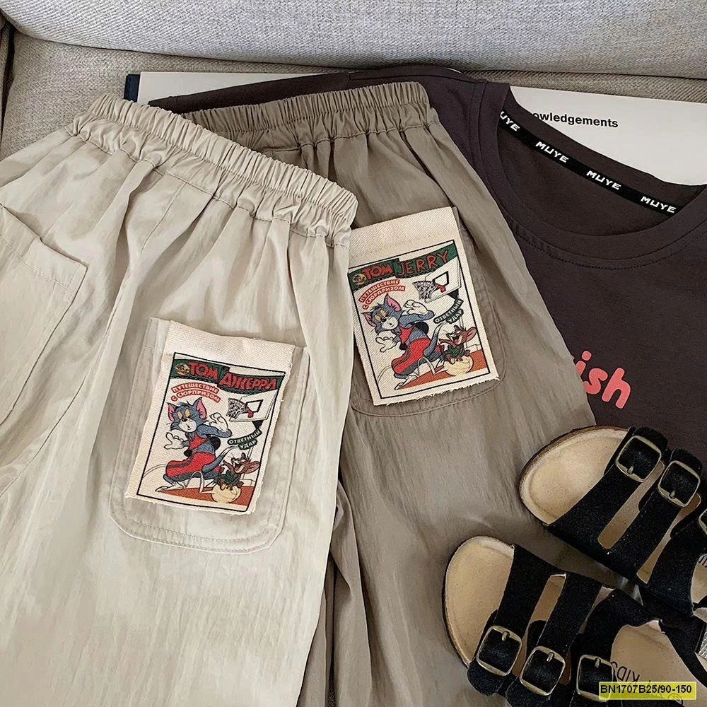 QUẦN SUỐNG TÚI HOẠT HÌNH