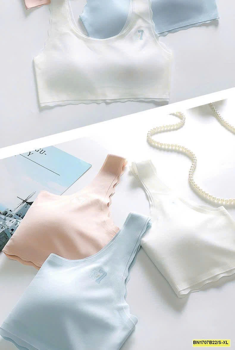 SÉT 3 ÁO LÓT LÁ KÈM MÚT CHO BÉ GÁI