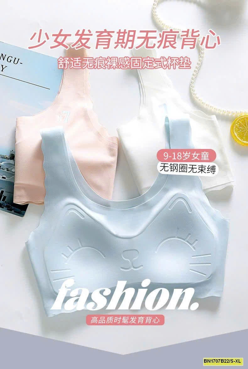 SÉT 3 ÁO LÓT LÁ KÈM MÚT CHO BÉ GÁI