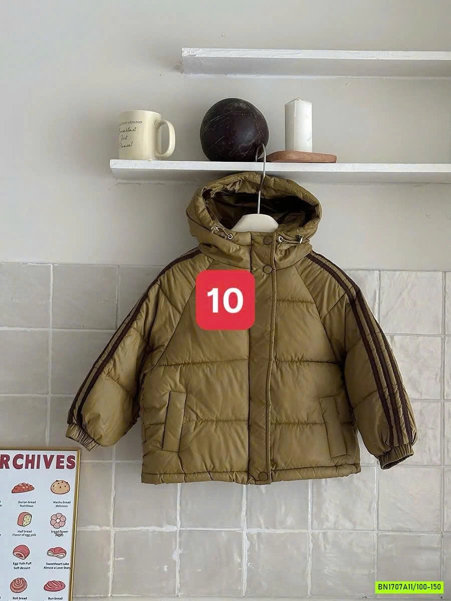 KHOÁC PHAO LIỀN MŨ SỌC BÊN SALE