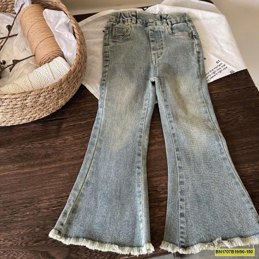 QUẦN JEAN ỐNG LOE BÉ GÁI