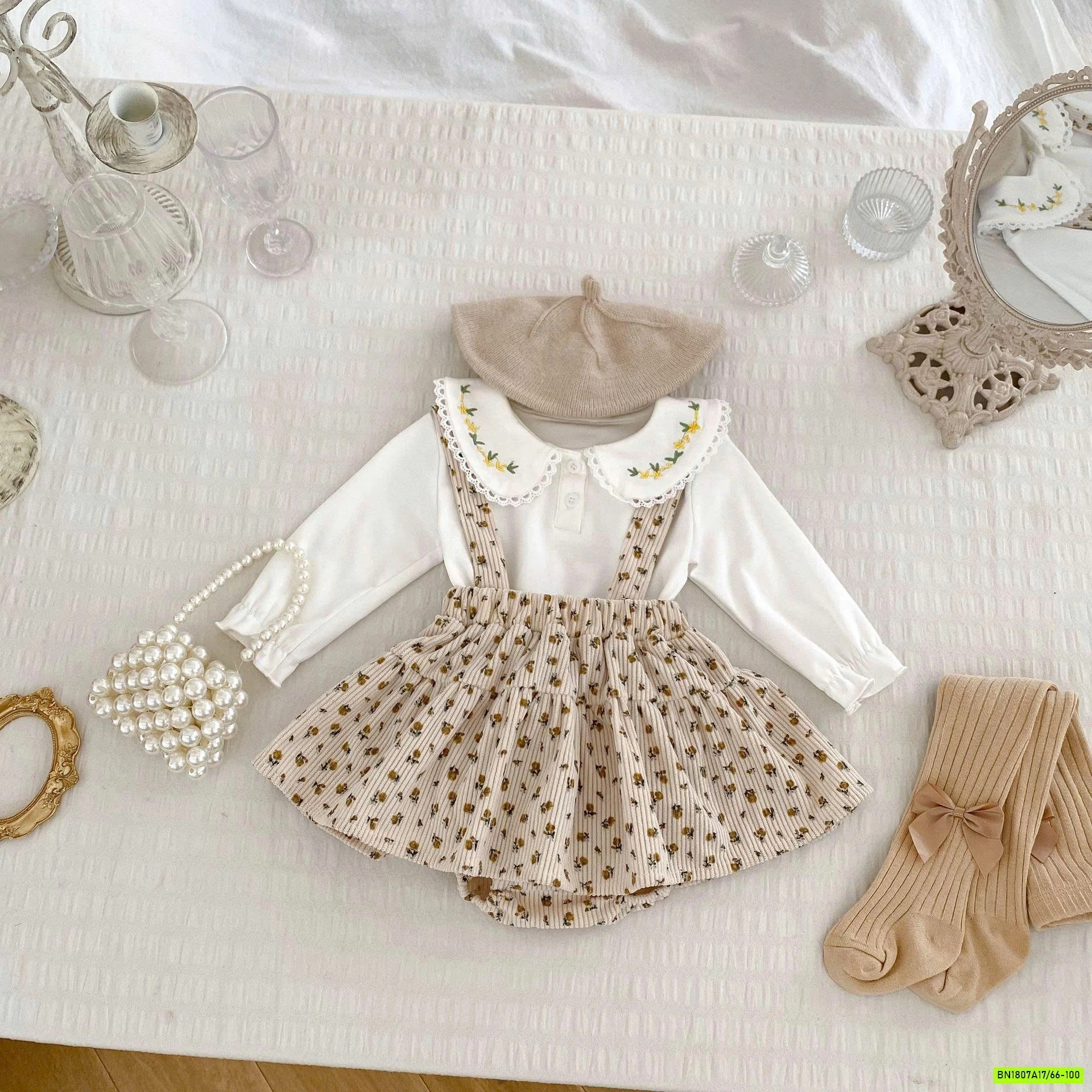 SÉT VÁY YẾM NHUNG MIX ÁO LEN