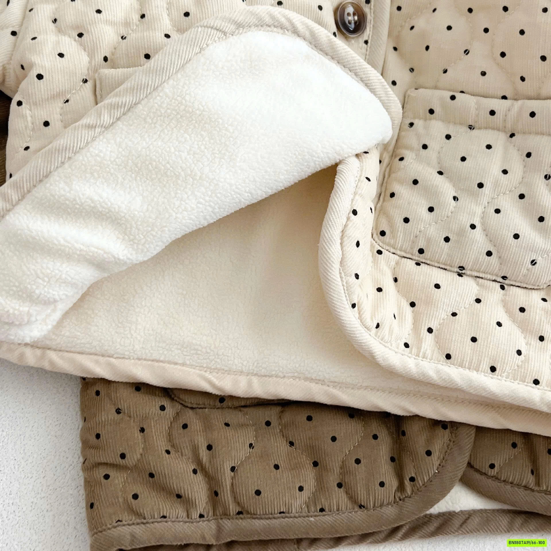 KHOÁC NHUNG LIỀN MŨ LÓT LÔNG