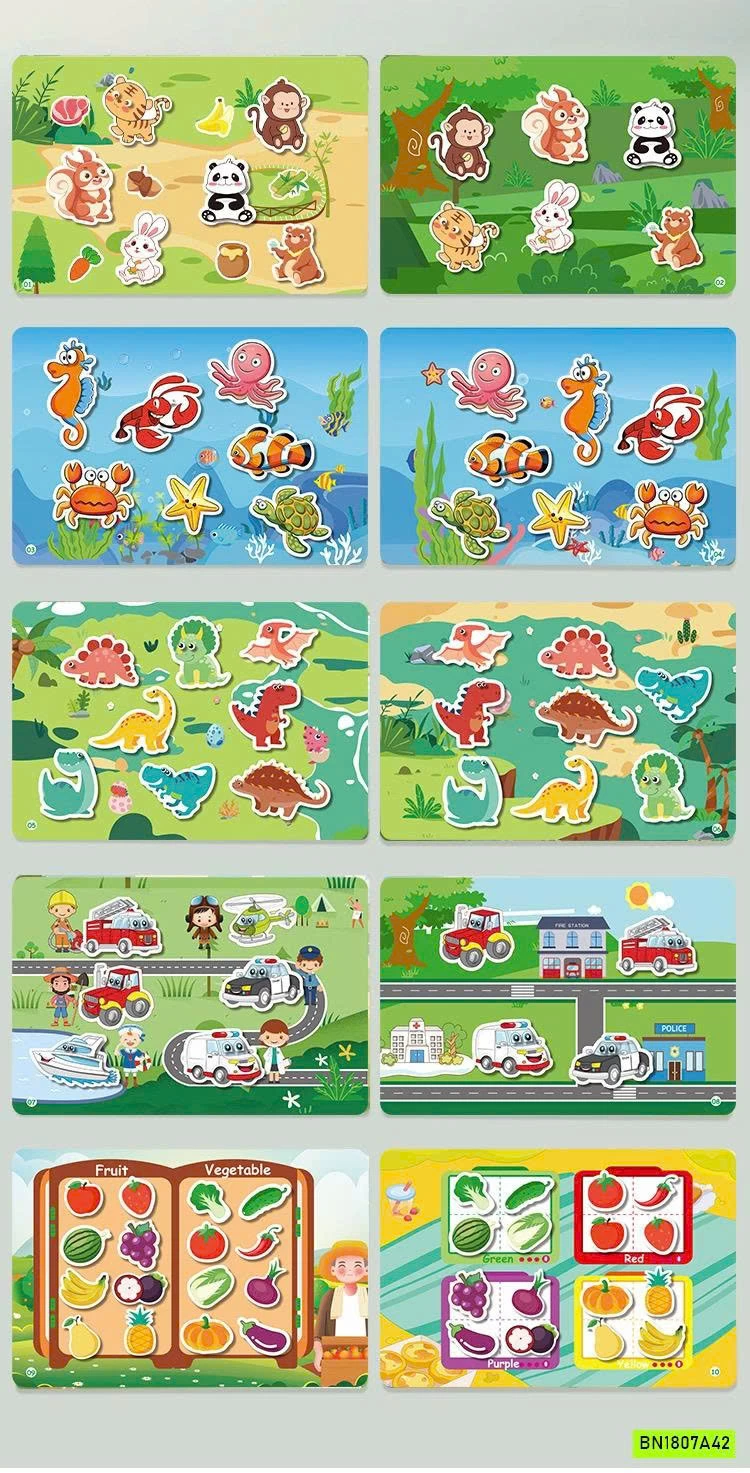 SÉT 4 QUYỂN BÓC DÁN THEO CHỦ ĐỀ