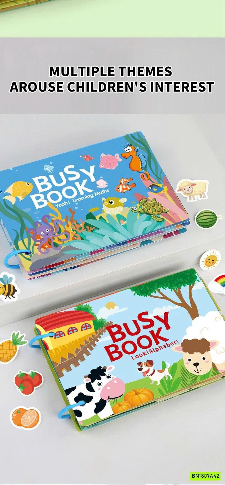 SÉT 4 QUYỂN BÓC DÁN THEO CHỦ ĐỀ