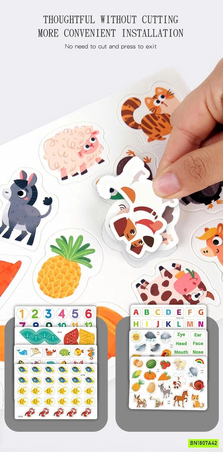 SÉT 4 QUYỂN BÓC DÁN THEO CHỦ ĐỀ