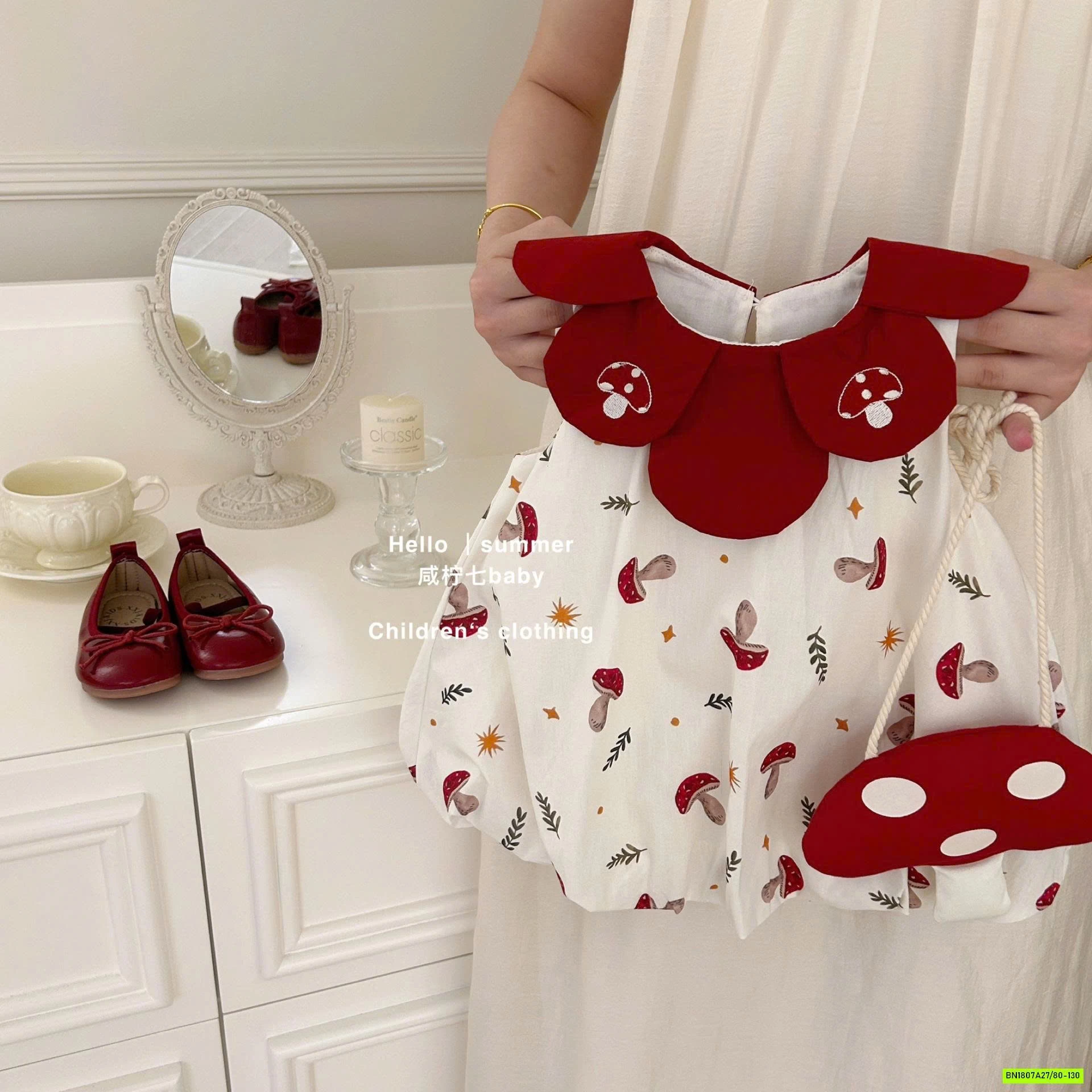 VÁY BÍ IN HÌNH NẤM