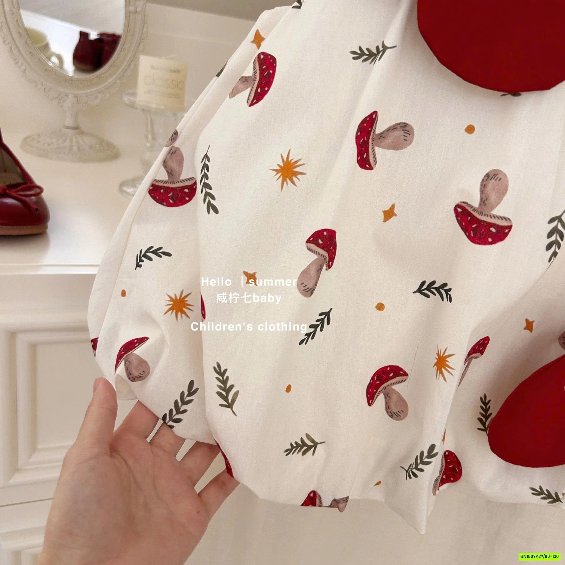 VÁY BÍ IN HÌNH NẤM