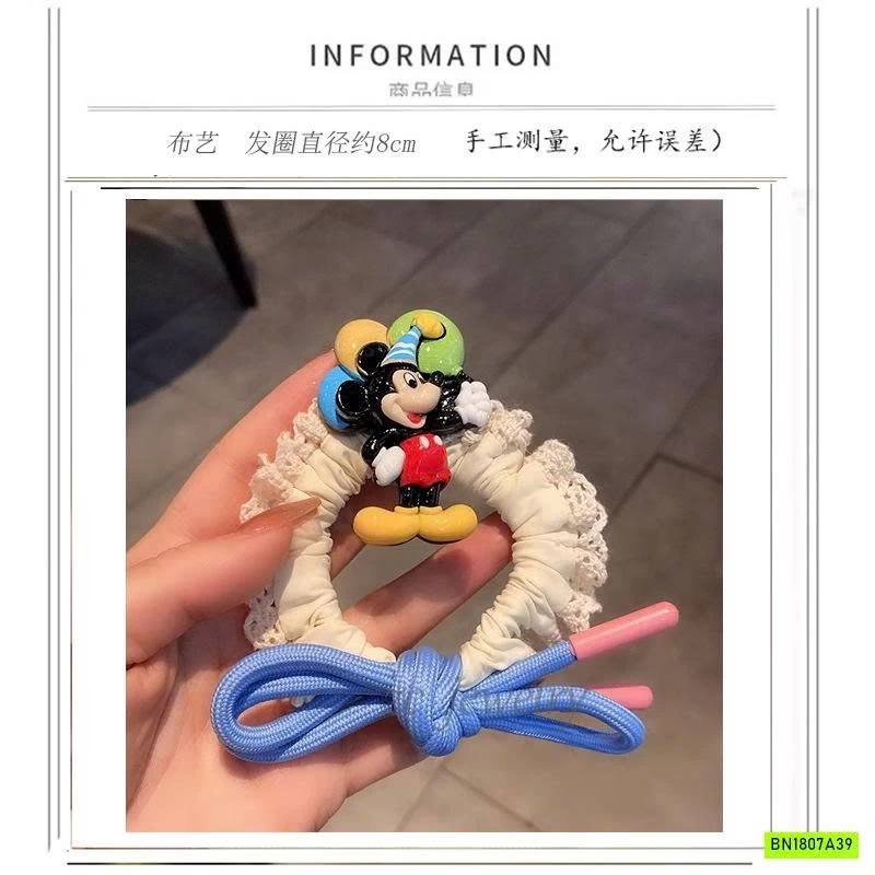 SÉT 2 DÂY BUỘC TÓC GẮN MICKEY