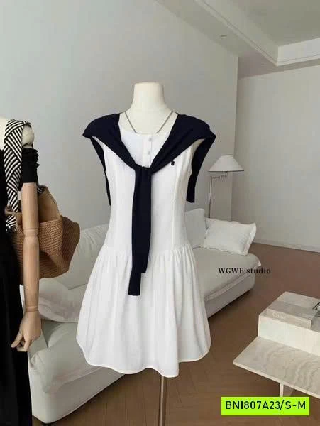 ĐẦM XÒE SÁT NÁCH KÈM KHĂN CHOÀNG WG