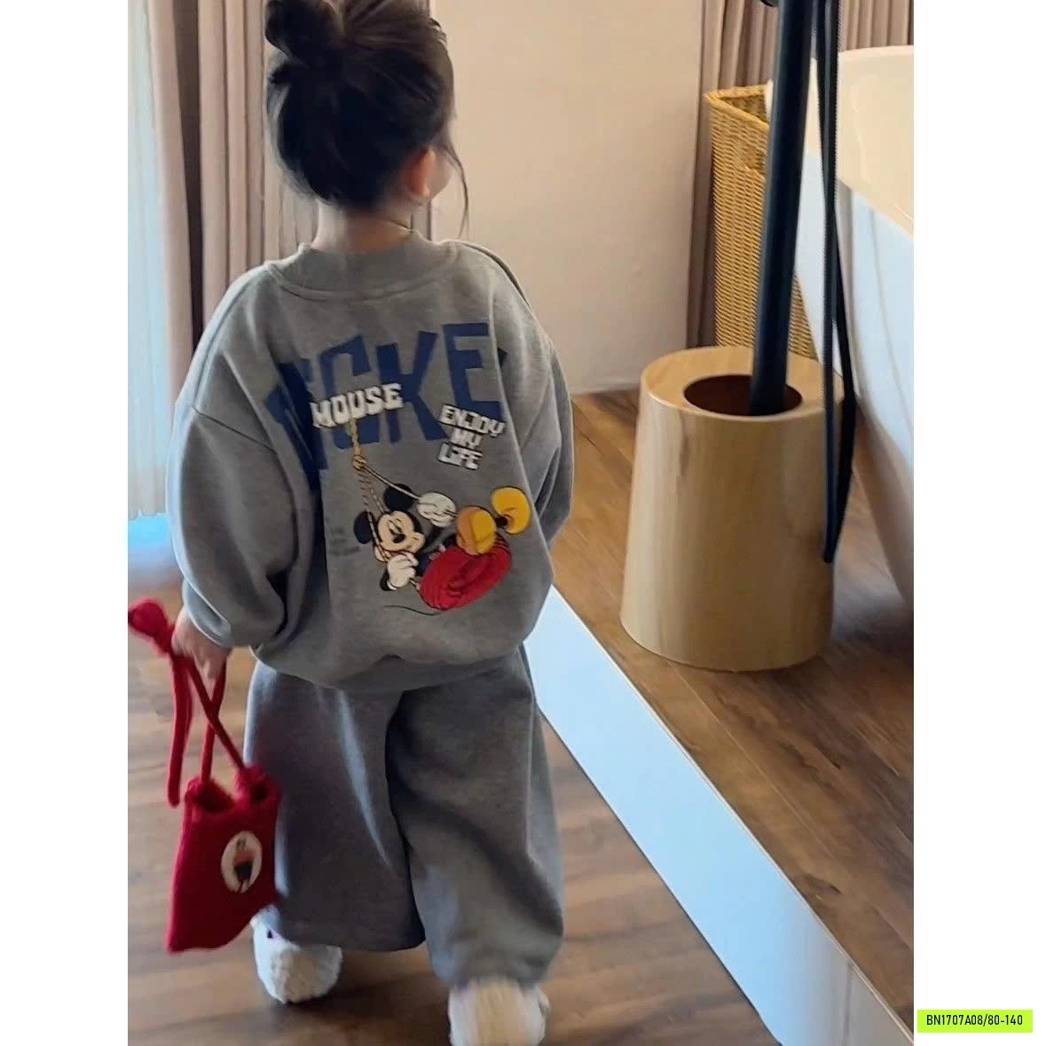 BỘ NỈ LÓT NHUNG MICKEY