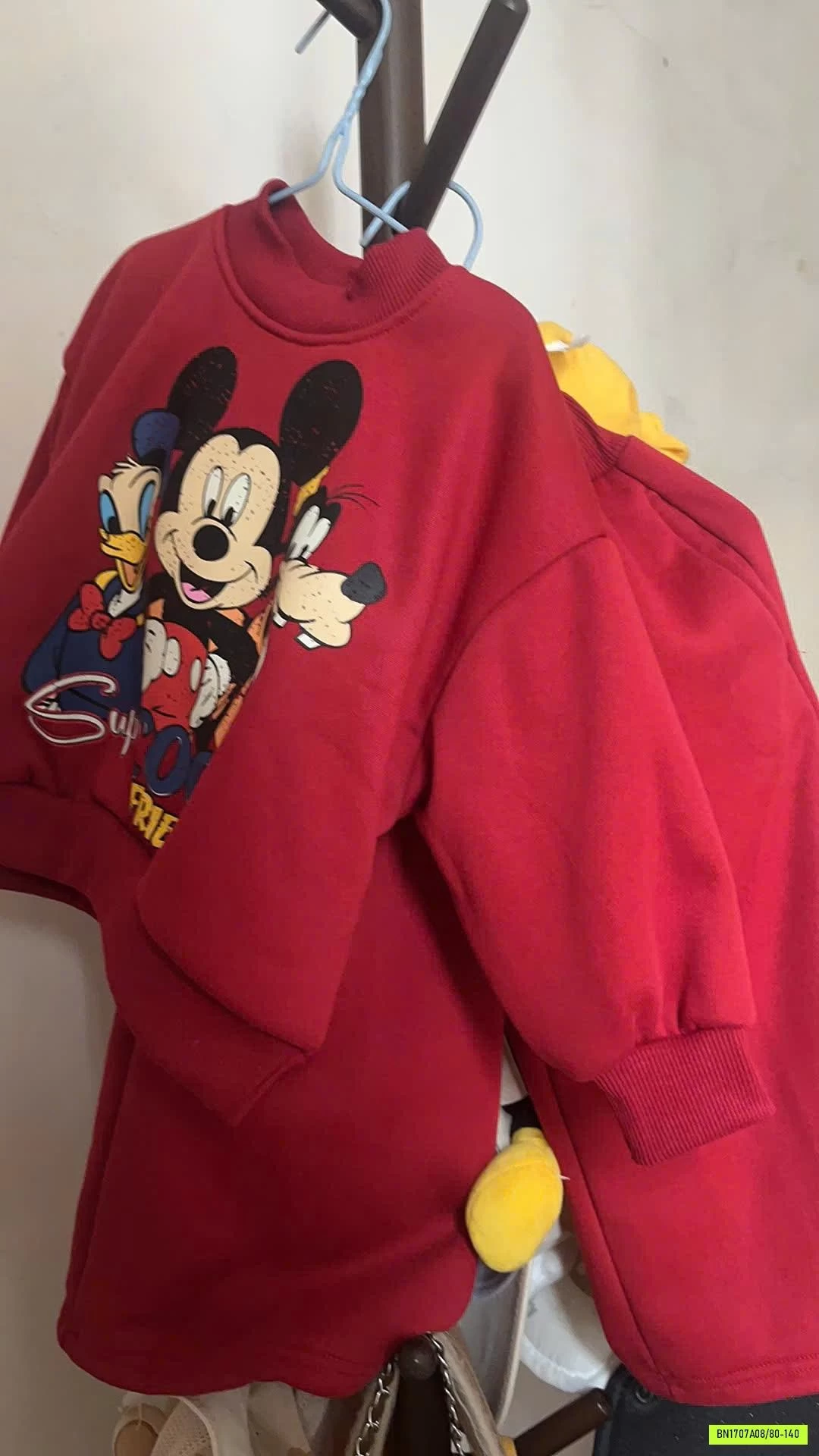BỘ NỈ LÓT NHUNG MICKEY