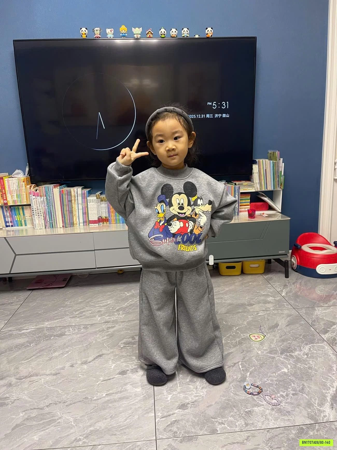 BỘ NỈ LÓT NHUNG MICKEY