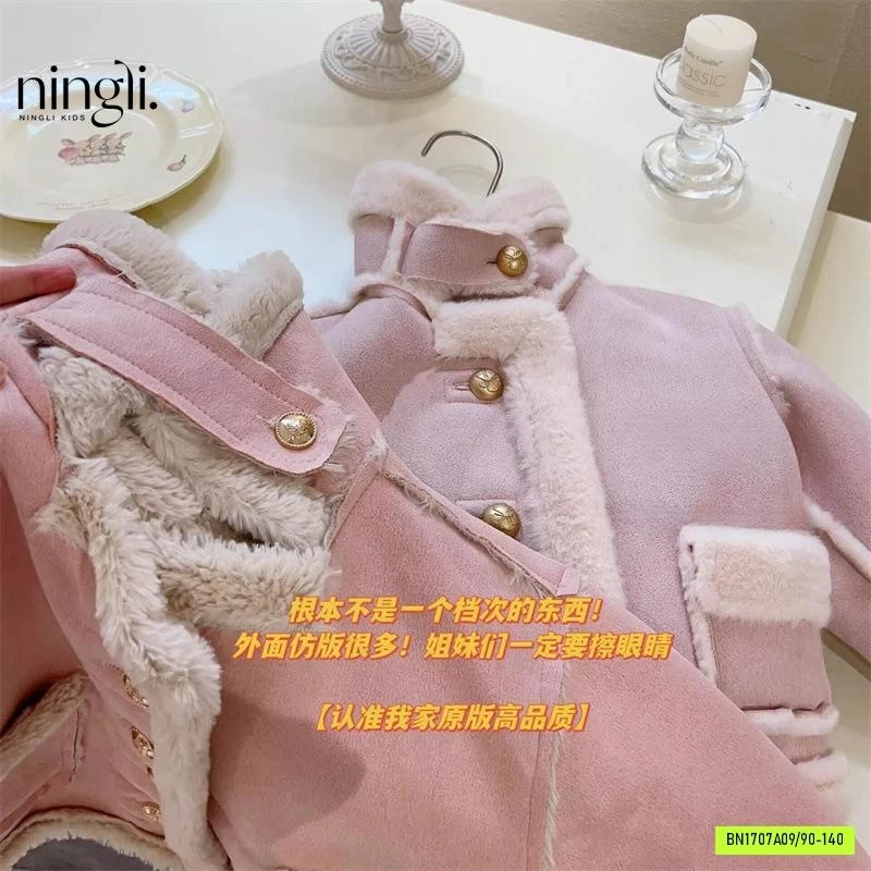 KHOÁC DA LỘN HỒNG NINGLI