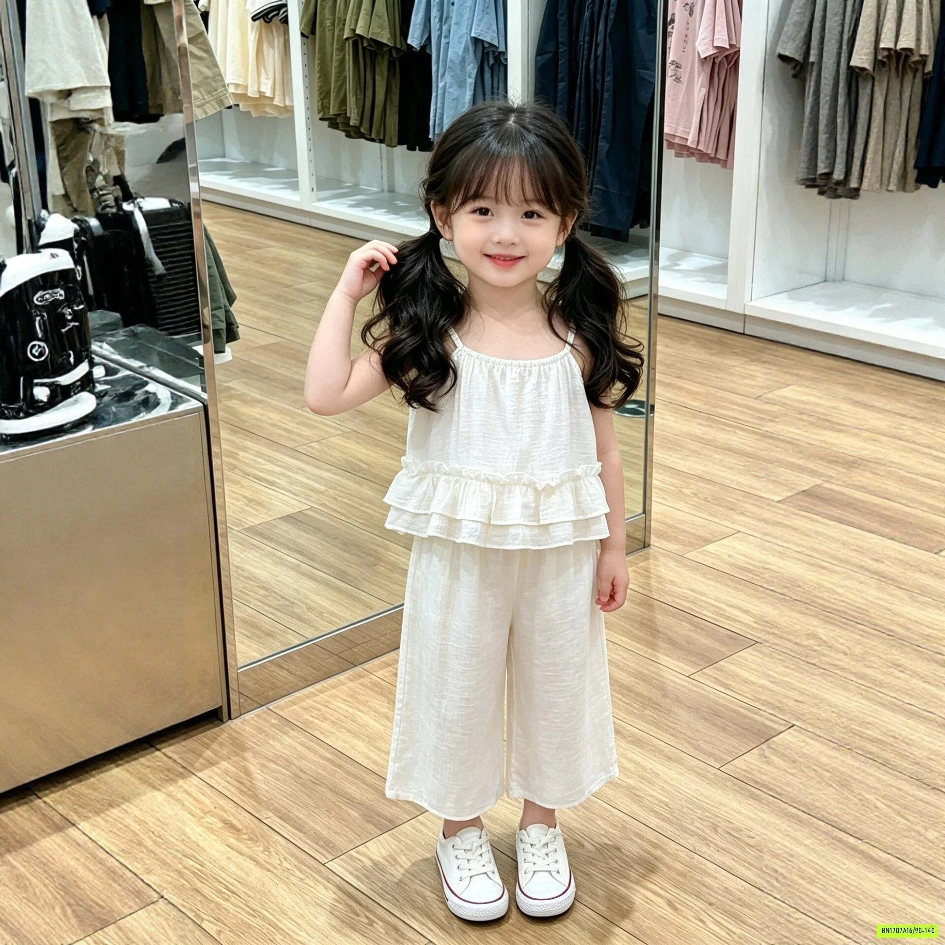 SÉT SUÔNG 2 DÂY VIỀN BÈO PREMIUM