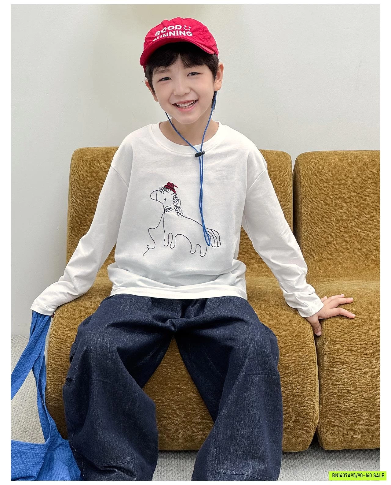 SÉT ÁO THÊU NGỰA MIX DENIM AOAOKIDS