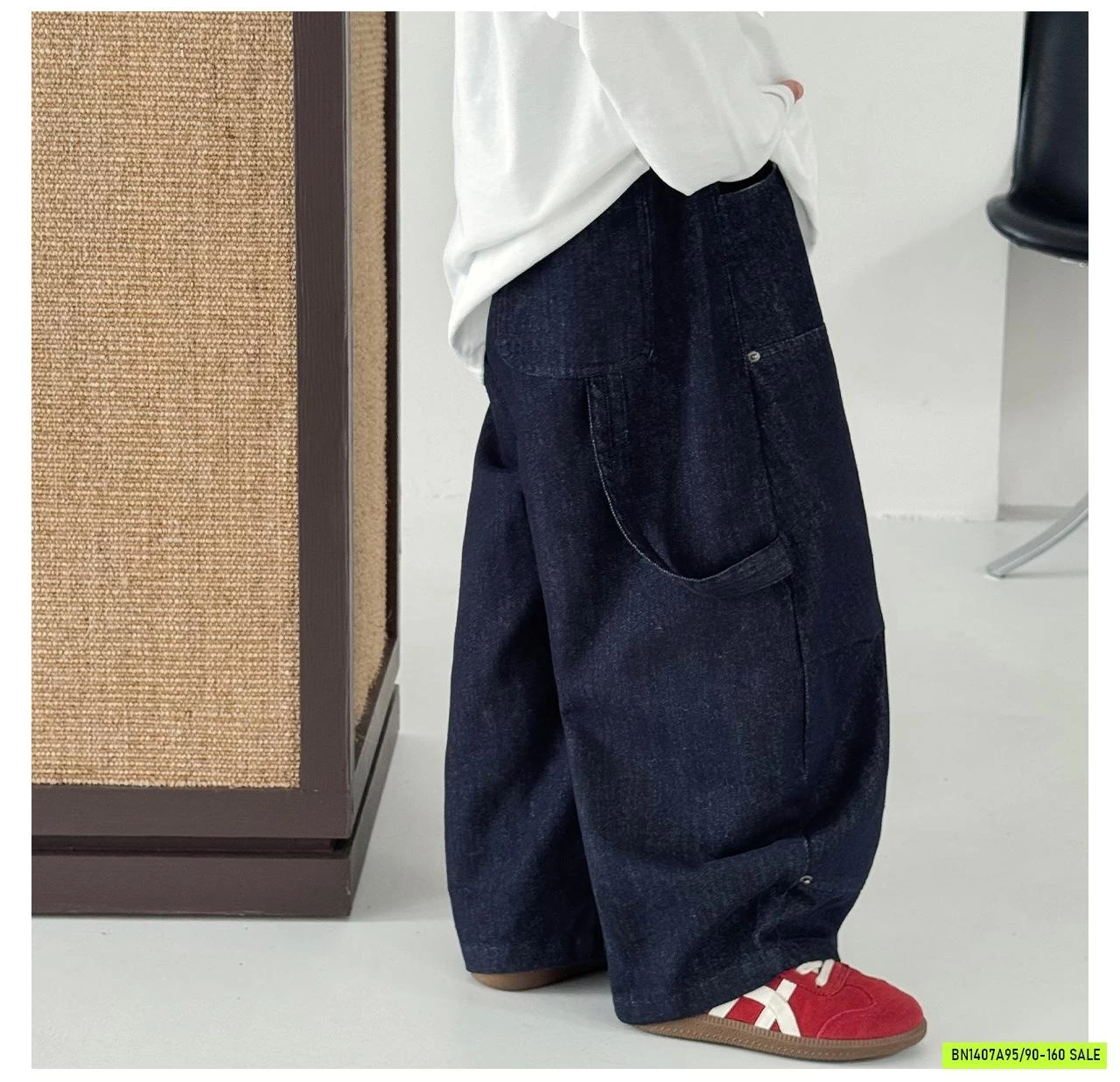 SÉT ÁO THÊU NGỰA MIX DENIM AOAOKIDS