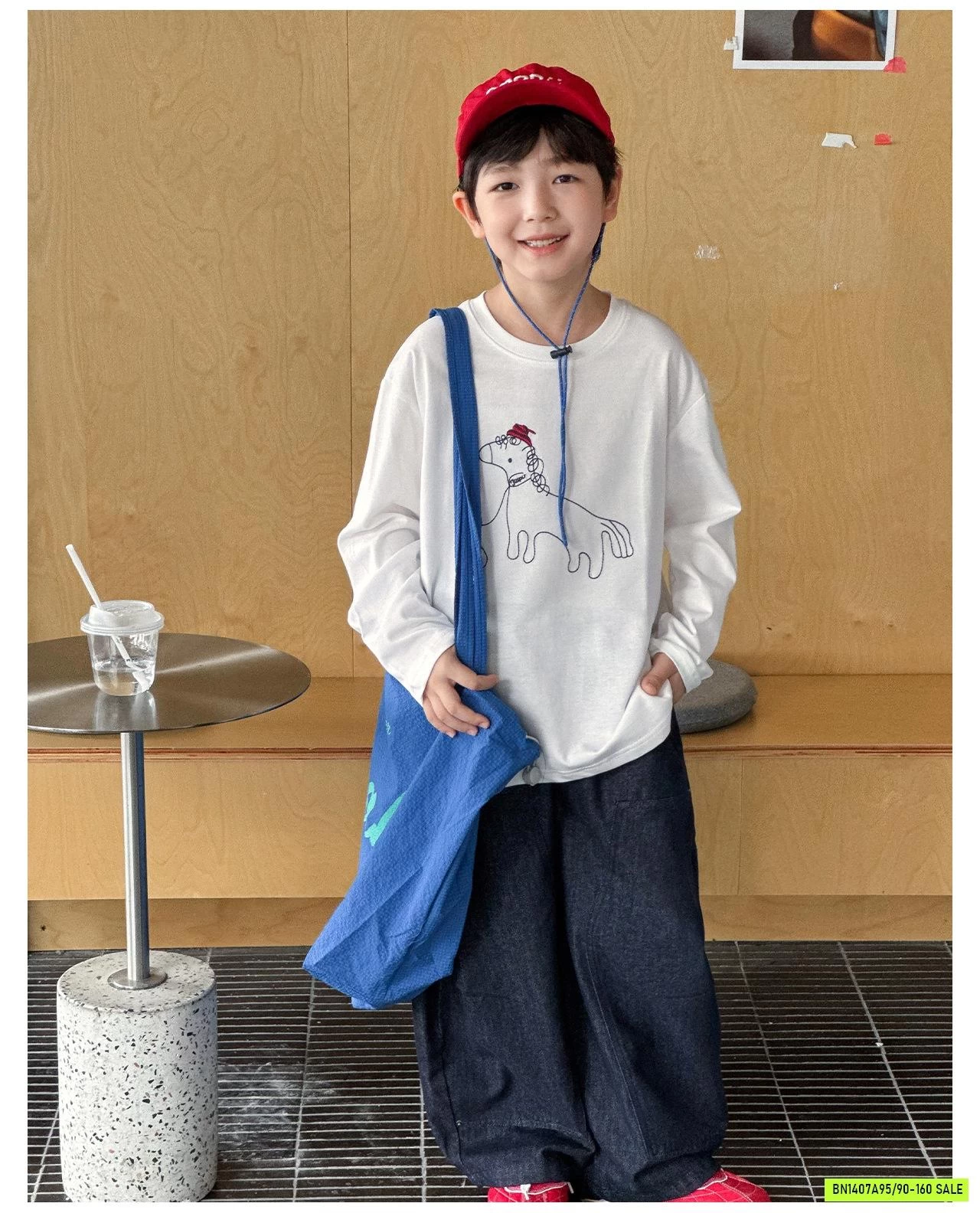 SÉT ÁO THÊU NGỰA MIX DENIM AOAOKIDS