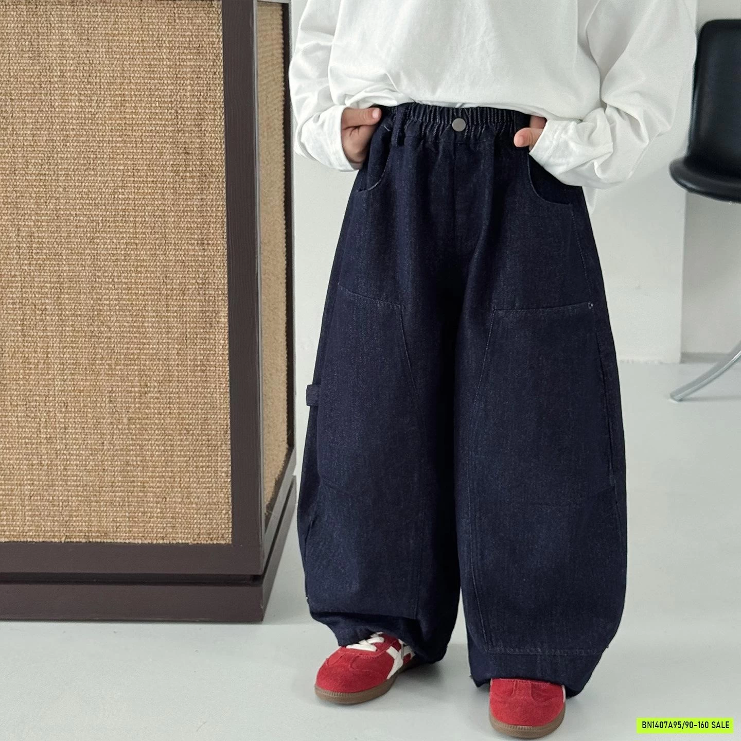 SÉT ÁO THÊU NGỰA MIX DENIM AOAOKIDS