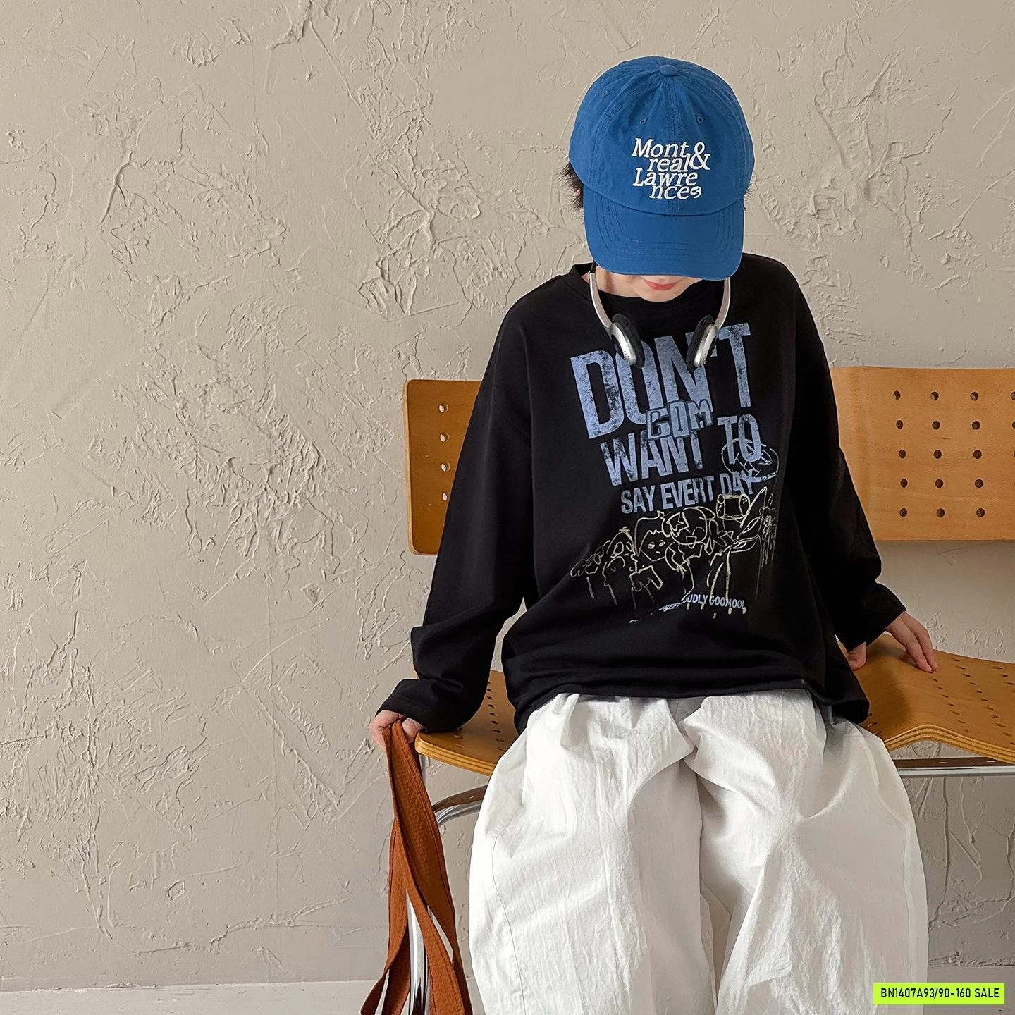 ÁO THUN ĐEN IN CHỮ CÁ TÍNH AOAOKIDS