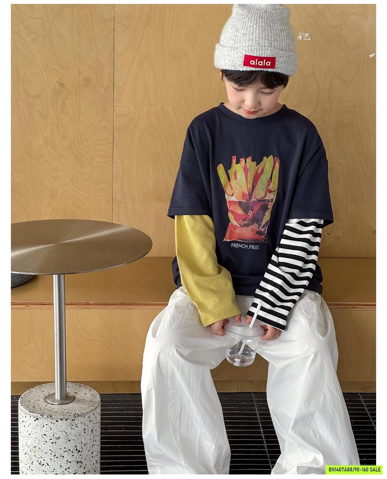 ÁO THUN BÁNH MỲ TAY NỐI AOAOKIDS