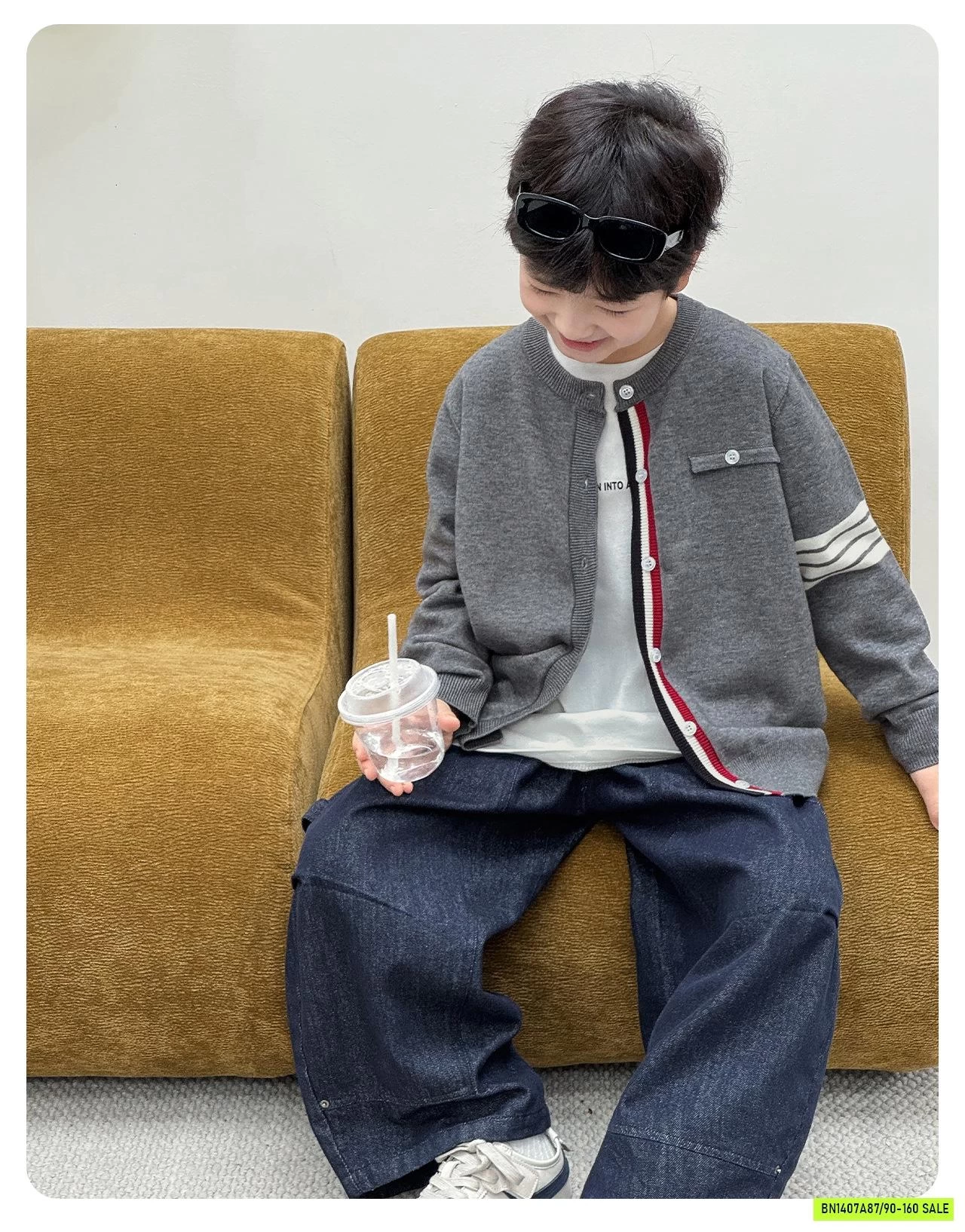 KHOÁC LEN PHỐI SỌC AOAOKIDS