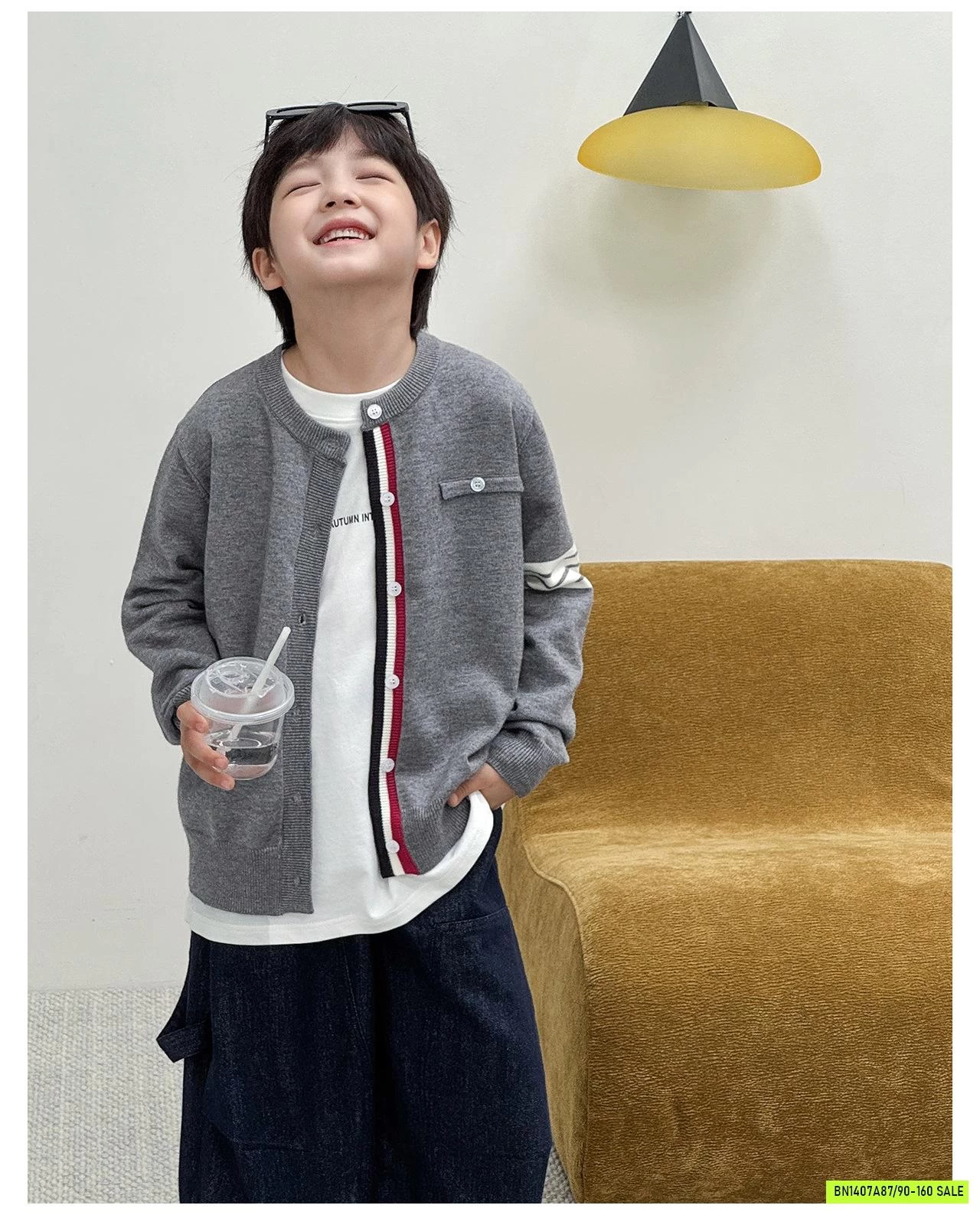 KHOÁC LEN PHỐI SỌC AOAOKIDS