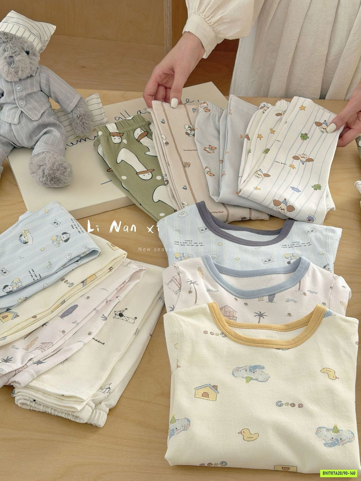 BỘ NỈ GIỮ NHIỆT LINANXI 8 MẪU