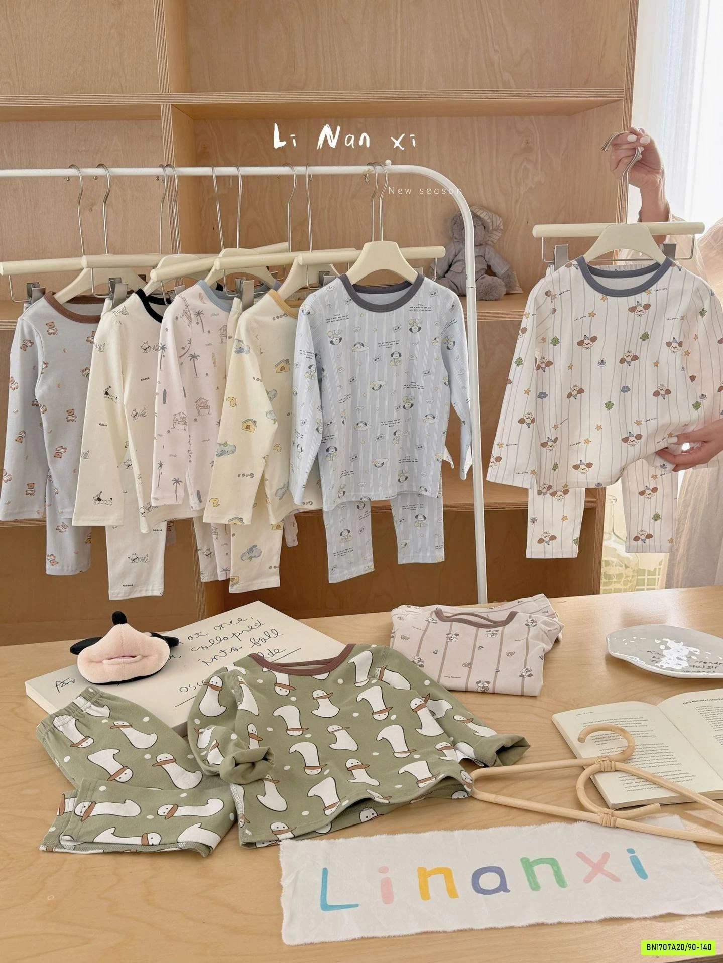 BỘ NỈ GIỮ NHIỆT LINANXI 8 MẪU