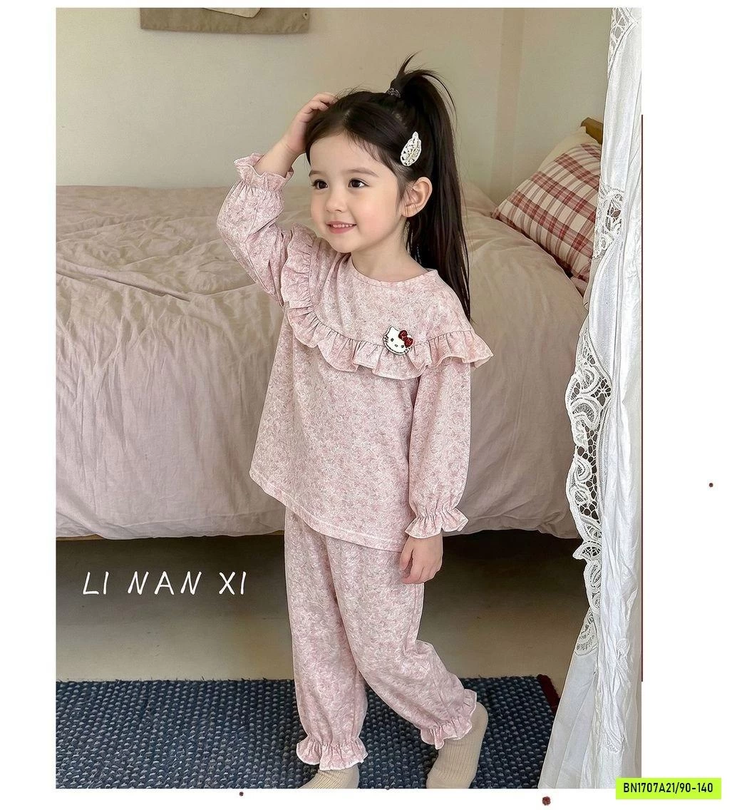 BỘ NỈ HOMEWEAR TONE HỒNG LINANXI